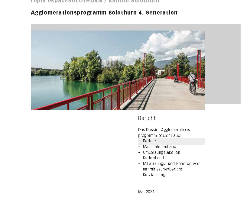 Agglomerationsprogramm Solothurn, 4. Generation: Beschlussfassung