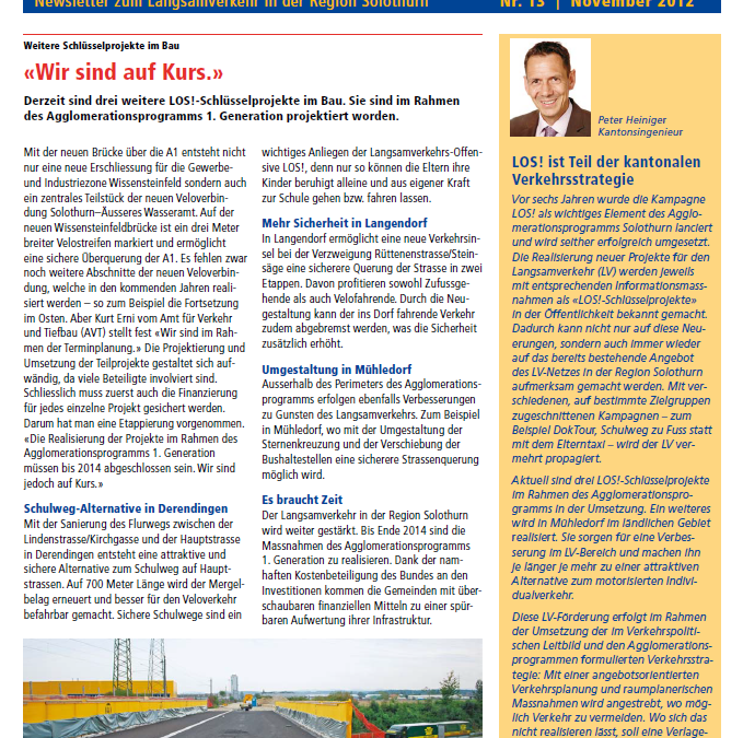 LOS! – Newsletter Nr. 13 ist da!