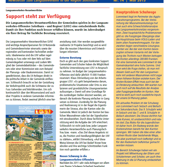 LOS! – Newsletter Nr. 14 ist da!