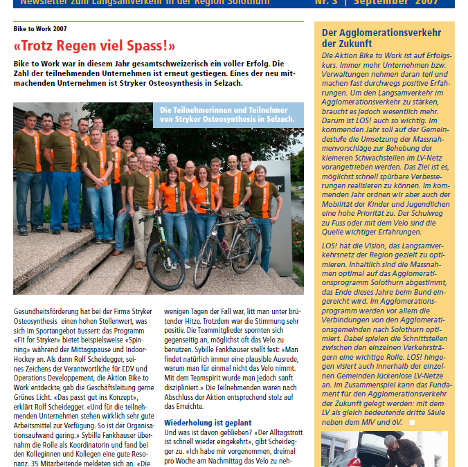 LOS! – Newsletter Nr. 3 ist da!