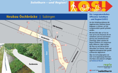 LOS! Infoplakat Nr. 10 Neubau Öschbrücke Subingen