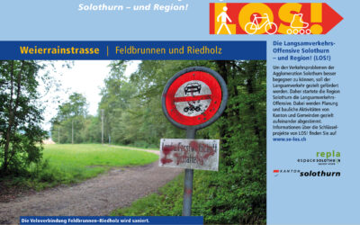 LOS! Infoplakat Nr. 19 Weierrainstrasse Feldbrunnen und Riedholz