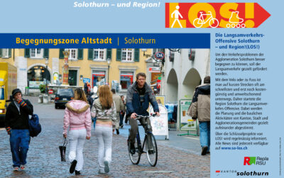 LOS! Infoplakat Nr. 2 Begegnungszone Altstadt Solothurn