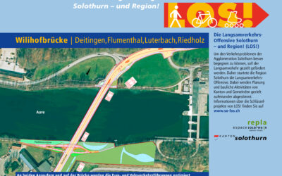 LOS! Infoplakat Nr. 21 Wilihofbrücke Deitingen, Flumenthal, Luterbach, Riedholz