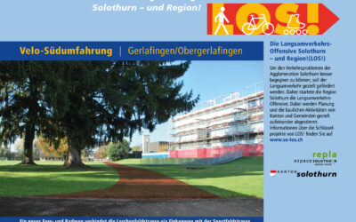 LOS! Infoplakat Nr. 24 Velo-Südumfahrung Gerlafingen / Obergerlafingen