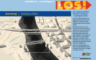 LOS! Infoplakat Nr. 5 Aaresteg Solothurn-West