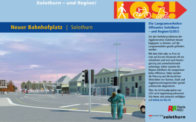 LOS! Infoplakat Nr. 9 Neuer Bahnhofplatz Solothurn