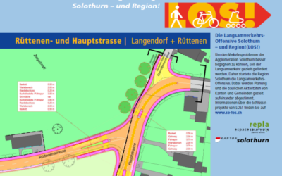 LOS! Infoplakat Nr. 33 Sanierung Strasse Langendorf + Rüttenen