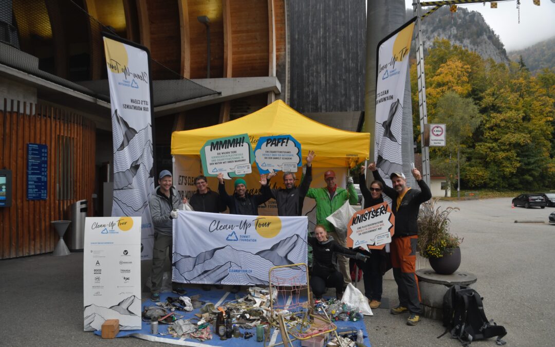 Litteringbekämpfung an der Clean-Up Tour Weissenstein