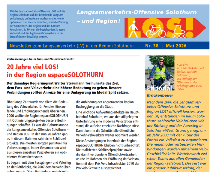 LOS! – Newsletter Nr. 38 ist da!