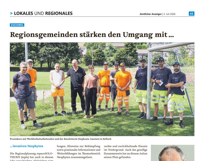 Regionsgemeinden stärken den Umgang mit…
