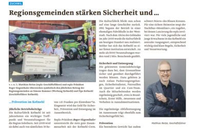 Regionsgemeinden stärken Sicherheit und …